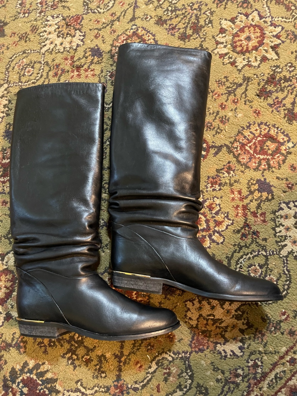 Sudini Randy Black Riding Boots 6.5 B